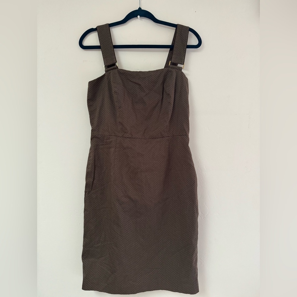 Antonio Melani Brown‎ Textured Dress, Size 8